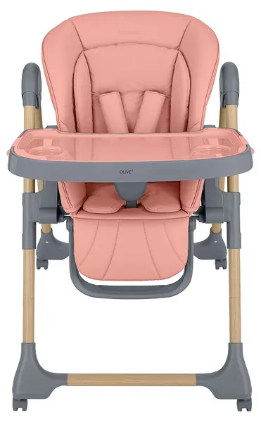 Scaun de masă KikkaBoo - Olive 2, Pink