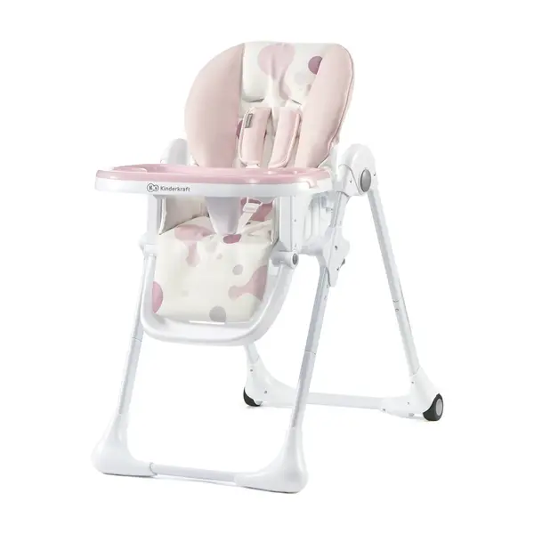 Scaun de masa Kinderkraft Yummy, pliabil, roz KID906277, la doar 524,00 lei
