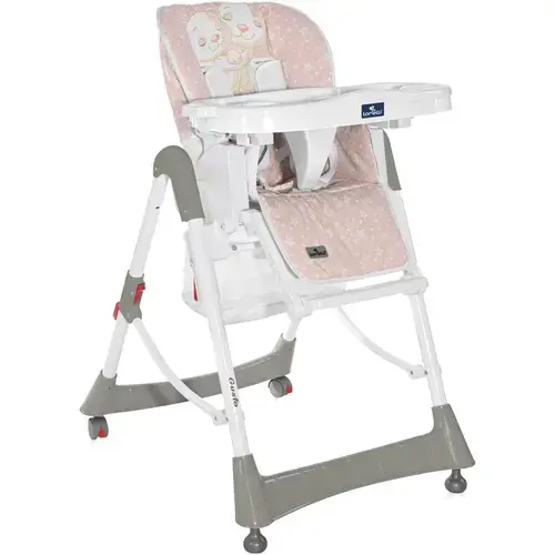 Scaun de masa Lorelli Gusto, reglabil, Satin Pink Hug, colectie 2021