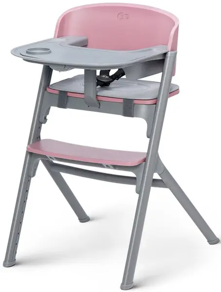 Scaun de masa pentru bebelusi KinderKraft - Livy, Roz