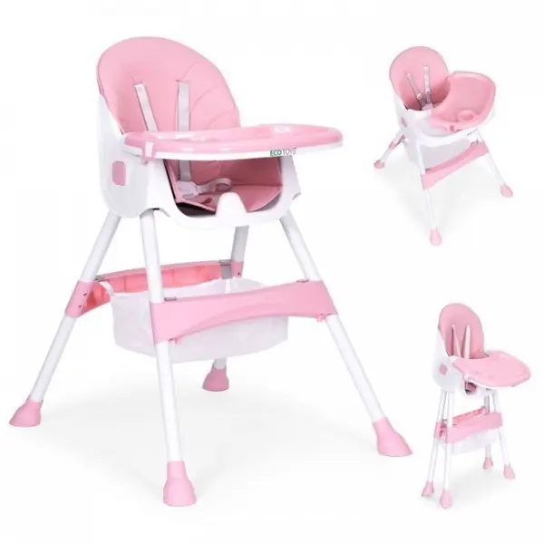 Scaun de masa pentru copii Ecotoys HC521 Roz