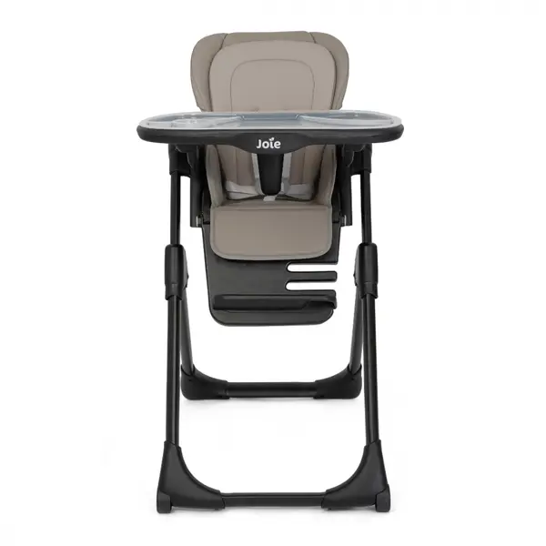Scaun de masa pentru copii Joie Mimzy Recline Hazelnut, spatar reglabil in 5 pozitii, inaltime ajustabila si tavita reglabiladetasabila, centuri, greutate suportata 15 kg