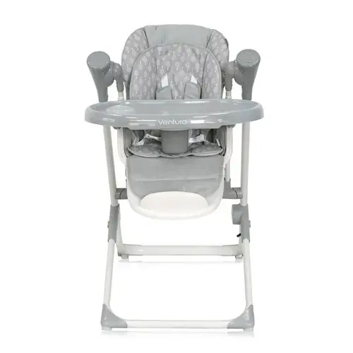 Scaun de masa si leagan electric Lorelli Ventura Grey Trees, functii MP3, 5 viteze leganare cu temporizator, pliabil