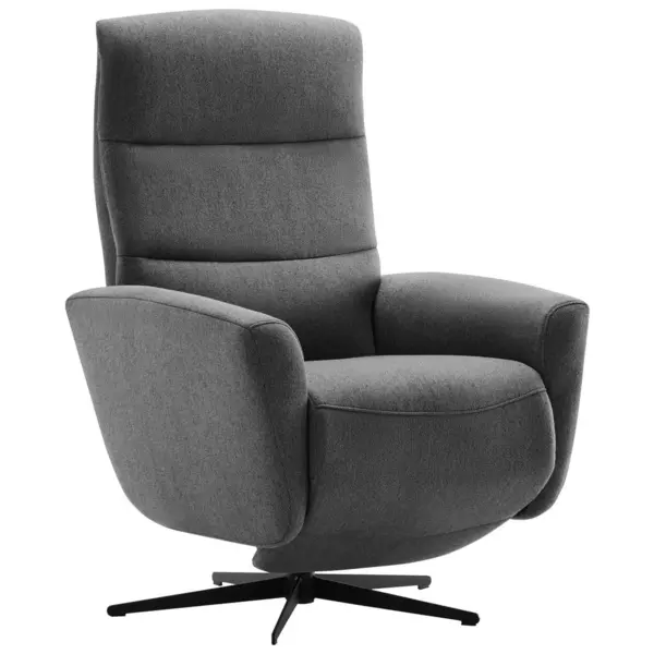 Scaun De Relaxare din textil, gri închis