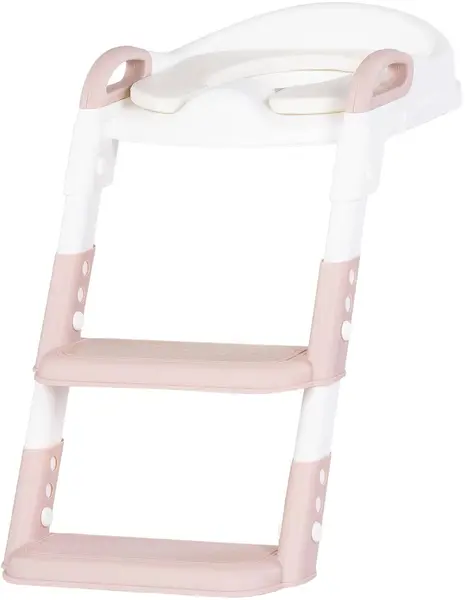 Scaun de toaletă cu trepte - Kiddy, roz