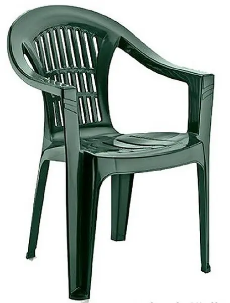 Scaun din plastic Horecano - Karnaval, verde