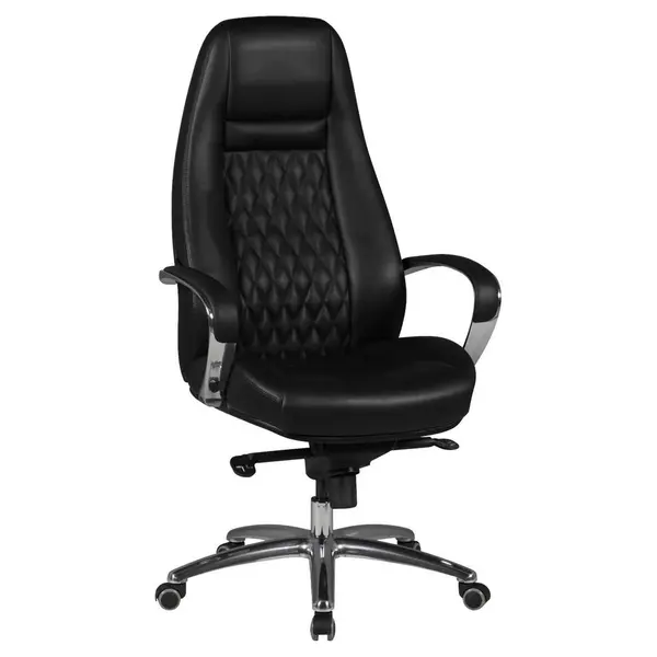Scaun Directorial, imitație piele, negru