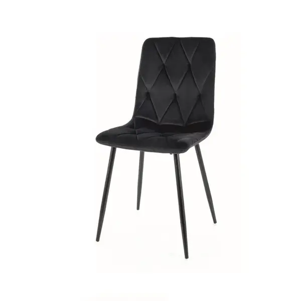 Scaun DOYLE VELVET - Negru