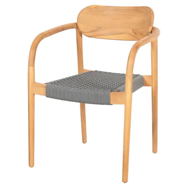 Scaun DURVESA ROPE - Grey