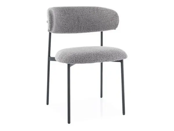 Scaun Elton gri/negru Tap.232