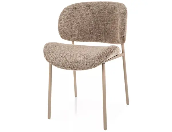 Scaun ELVORIA BEIGE LEGS - Beige