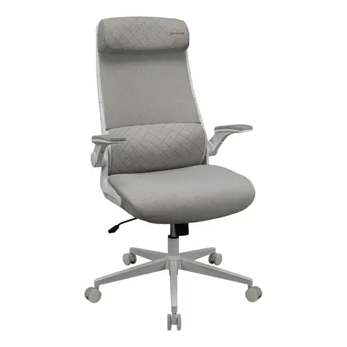 Scaun Ergonomic de Gaming COUGAR Stryder, Max 120 kg, Tetiere reglabila larga, Spuma (Alb)