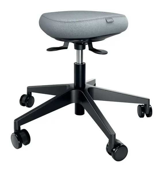 Scaun ergonomic gri Leitz reglabil 47-60 cm spuma DDF si roti pivotante Scaun ergonomic gri Leitz reglabil 47-60 cm spuma DDF si roti pivotante