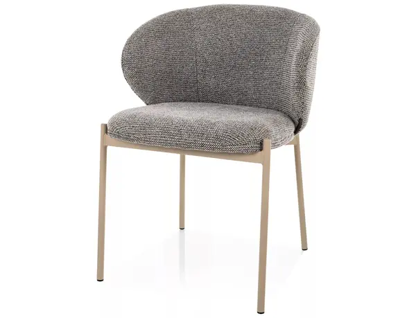 Scaun FARGION BEIGE LEGS - Grey