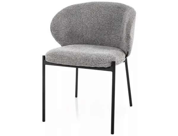 Scaun FARGION BLACK LEGS - Grey