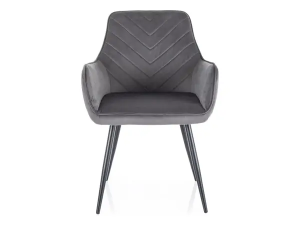 Scaun Fig velvet gri Blu14
