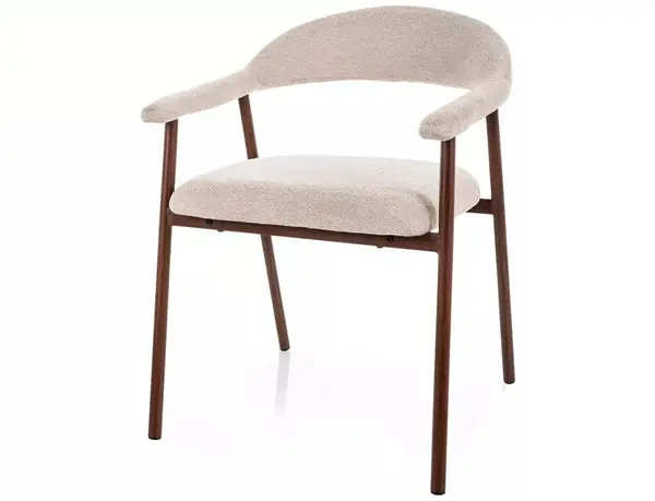 Scaun FROBEN WALNUT - Beige