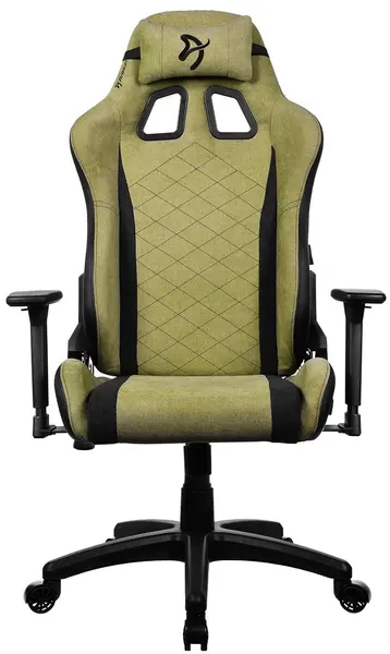 Scaun gaming Arozzi - Avanti Soft Fabric, verde