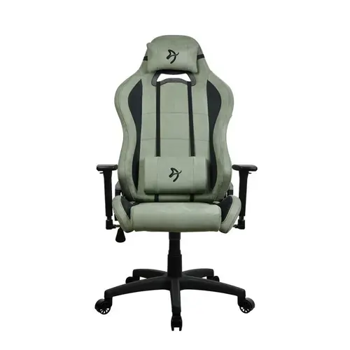 Scaun gaming Arozzi TORRETTA-SPSF-FST, Textil, Capacitate maxima 120kg, Negru/Verde