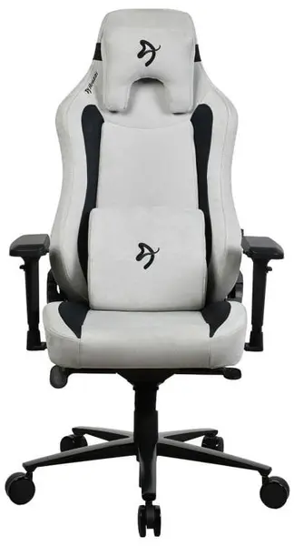 Scaun gaming Arozzi - Vernazza Supersoft, gri deschis