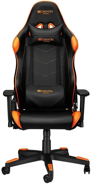 Scaun Gaming Canyon Deimos (Negru/Portocaliu)