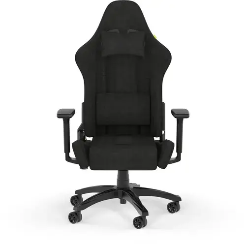 Scaun Gaming Corsair TC100 RELAXED, Textil, Tetiera, Negru