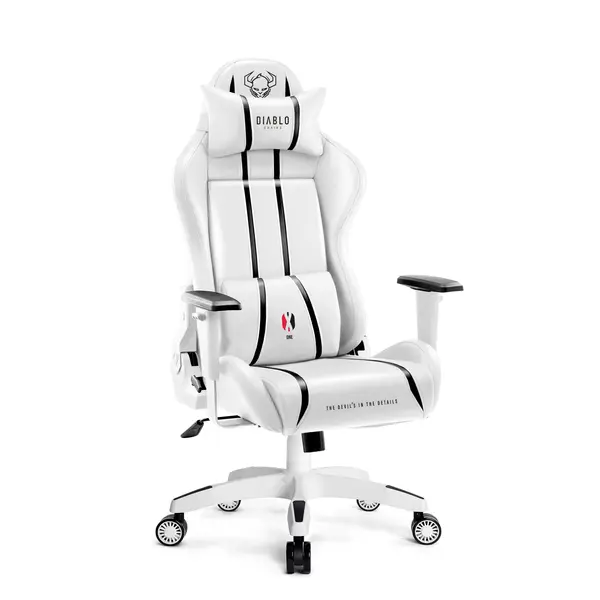 Scaun gaming Diablo X-One 2.0 Normal Size: alb-negru Scaun gaming Diablo X-One 2.0 Normal Size: alb-negru