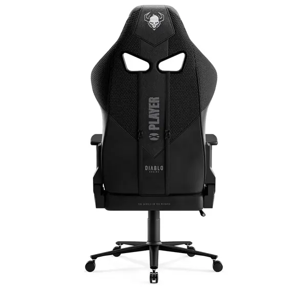 Scaun gaming Diablo X-Player 2.0 din material King Size: Negru Scaun gaming Diablo X-Player 2.0 din material King Size: Negru