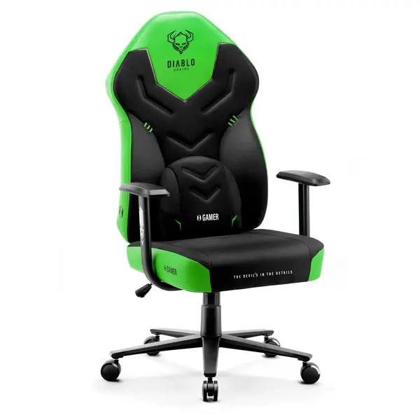Scaun gaming din material Diablo X-Gamer: green emerald Scaun gaming din material Diablo X-Gamer: green emerald
