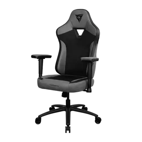 Scaun Gaming Ergonomic ThunderX3 EAZE MESH, Max 125 kg, Cotiere 2D, Suport lombar si gat din spuma, Mecanism SYNC4 (Negru/Gri)