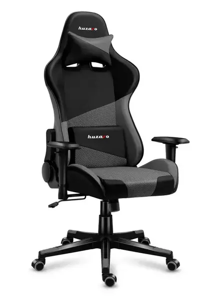 Scaun gaming Huzaro Force 6.2 Mesh, max 130 kg, Tehnologie SoftFlex (Gri)