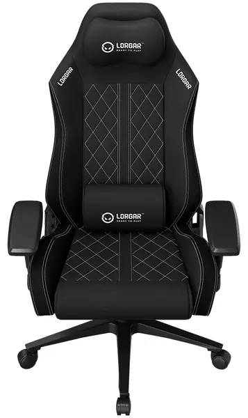 Scaun gaming Lorgar - CHA41, negru/alb