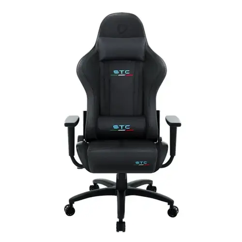 Scaun Gaming Onex STC Tribute Hardcore, Reglabil, Maxim 125kg, Piele, Negru