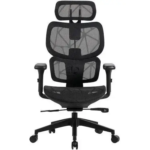 Scaun Gaming Onex Ventra Premium, reglabil, Plasa Mesh, Negru