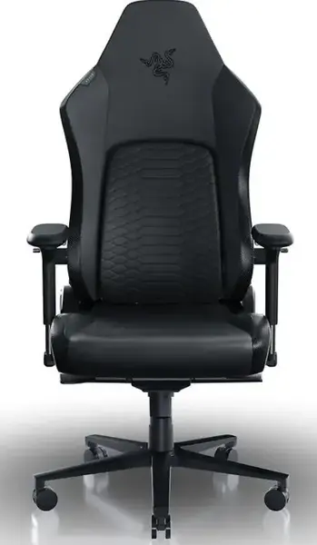Scaun Gaming Razer Iskur V2, Piele ecologica, Greutate suportata 136 kg (Negru)