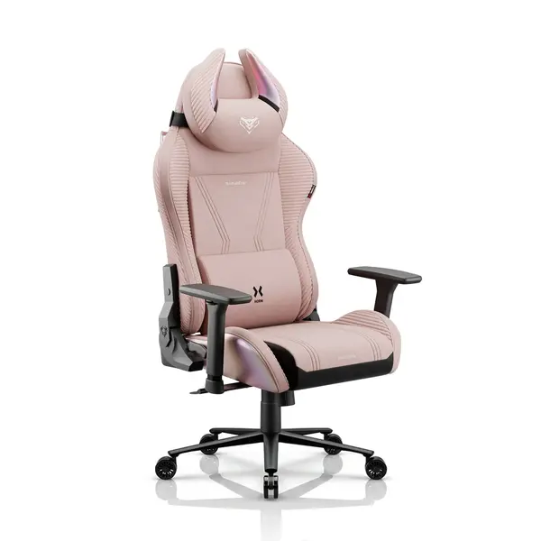 Scaun gaming roz textil X-Horn 2.0 Rainbow Pink, Normal Scaun gaming roz textil X-Horn 2.0 Rainbow Pink, Normal