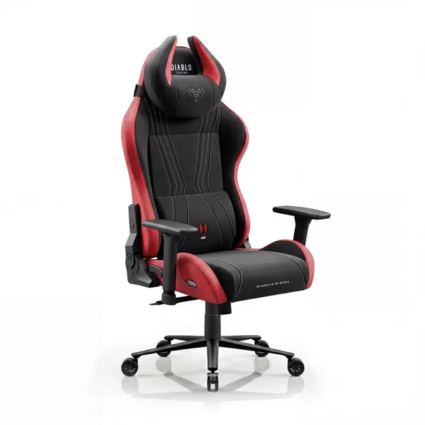 Scaun gaming textil negru-rosu Diablo X-Horn 2.0 Bloody Mary Normal Scaun gaming textil negru-roșu Diablo X-Horn 2.0 Bloody Mary Normal