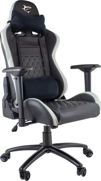 Scaun gaming White Shark - NITRO GT, negru/alb