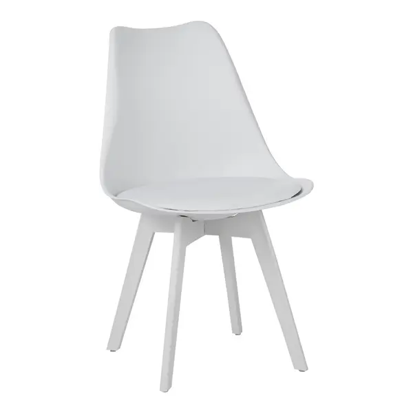 Scaun gaston I, Pako World, PP, Alb, 48x53x81 cm