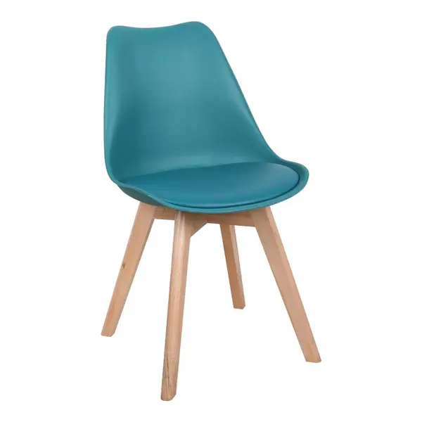 Scaun Gaston, Pako World, Albastru, 43x51x75 cm