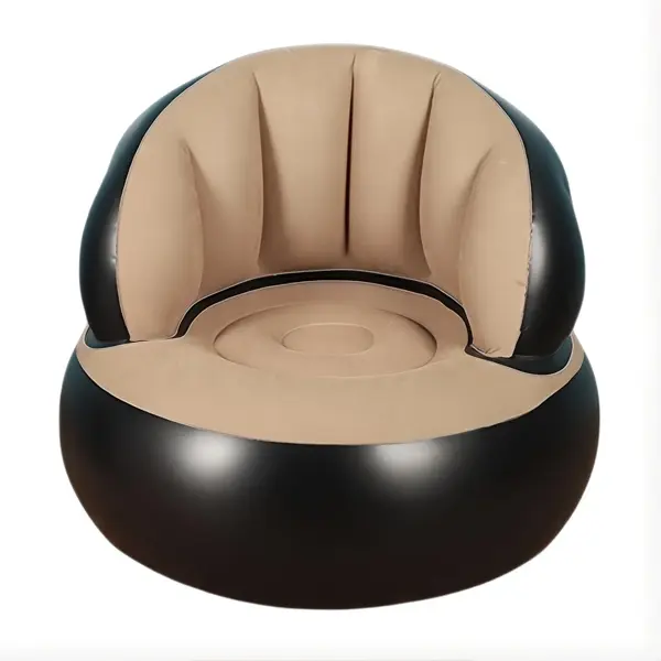 Scaun gonflabil confortabil cu pompa inclusa, design modern, dimensiuni 85x70 cm, ideal pentru interior si exterior,