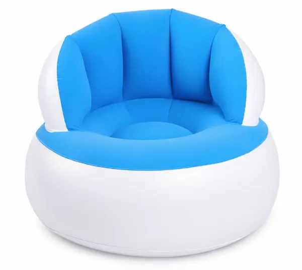 Scaun gonflabil confortabil cu pompa inclusa design modern dimensiuni 85×70 cm COLORAT