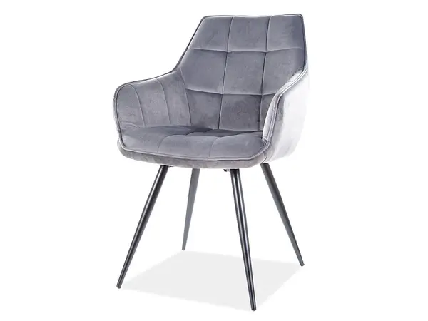Scaun ILICA VELVET - Grey