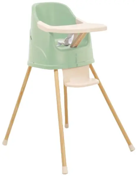 Scaun înalt Thermobaby 2 în 1 - Youpla, Celadon