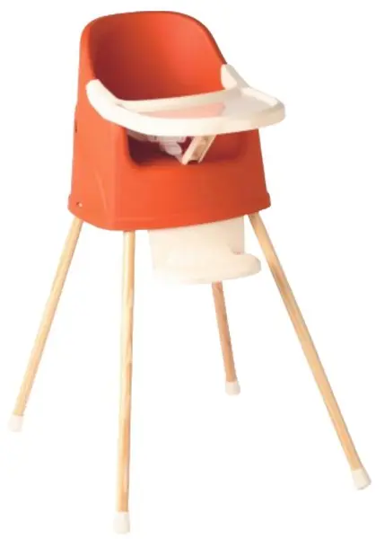 Scaun înalt Thermobaby 2 în 1 - Youpla, Terracotta