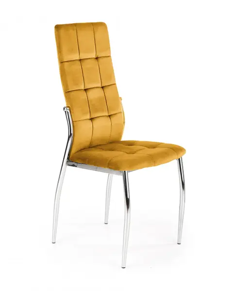 Scaun K416 velvet mustariu