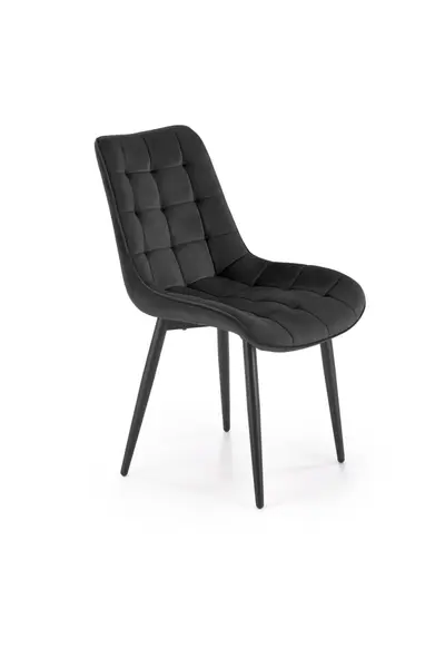 Scaun K580 velvet negru H85 cm