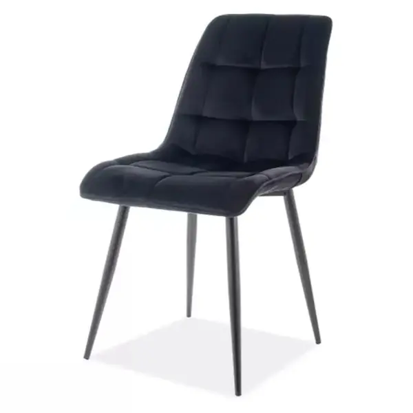 Scaun KIM VELVET - Negru