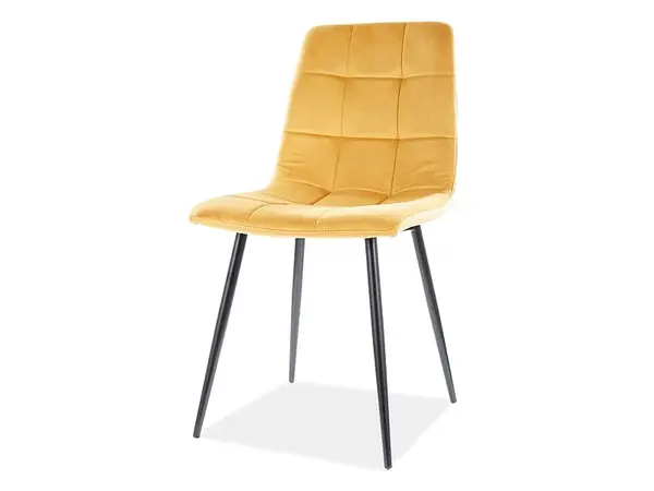 Scaun LAMA VELVET - Galben