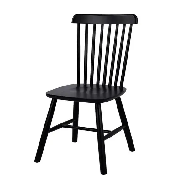 Scaun LETTI WOOD Negru - Negru